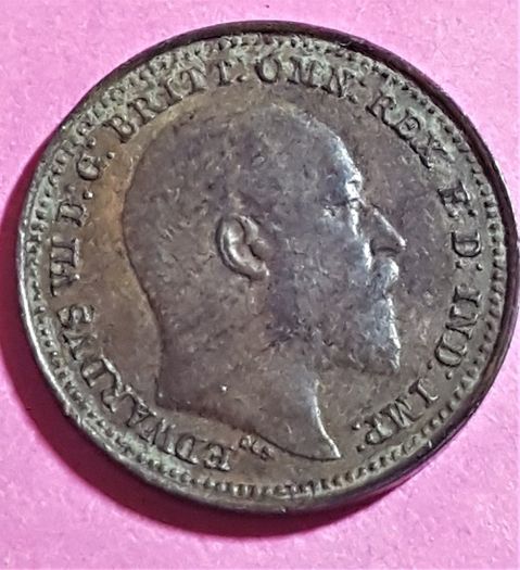 1902 One Third Farthing Edward Vll  Issued For Malta