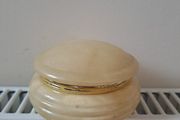Vintage alabaster jewellery box