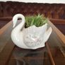 Retro Vintage Ceramic Swan shaped Indoor Planter by St Michaels Image 10