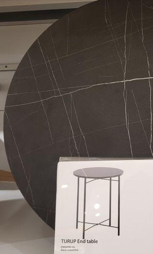 TURUP end table Black colour