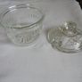 Vintage Hand Cut Jam Bowl with Lid for Sale Image 9