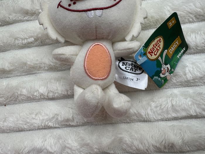 Nature Cat Daisy Rabbit Plush Dirty Keychain TOMY Please look at the pictures
