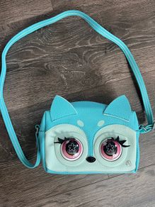 purse pets fierce fox interactive pet toy handbag