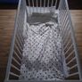 White cot & matress Image 3