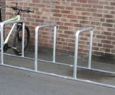 5 hoop bicycle rack