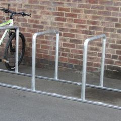 5 hoop bicycle rack