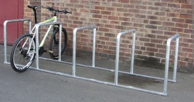 5 hoop bicycle rack