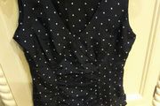 Navy Betty Barclay sleeveless top. Size 10