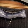 M & S black rib knitted dress BMWT, Size 14 Image 3