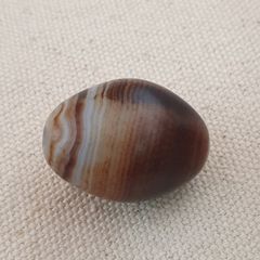 Natural Eyes Pattern Suliemani Agate Bead Amulet
