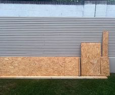 chipboard and timber