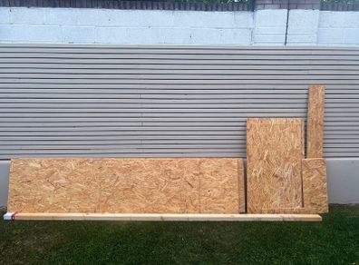 chipboard and timber