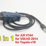 Atmel Chip for Land Rover for Jaguar for Toyota TIS for Volvo Vida 2014d OBD2 Diagnostic Scanner Cable J1850 J2534 PK Mini VCI Image 3