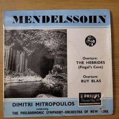 Mendelssohn The Hebrides Fingals Cave Ruy Blas 7 inch EP Philips ABE 1006