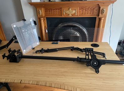 Duronic Monitor Arms, Mounting Bar and Laptop Holder