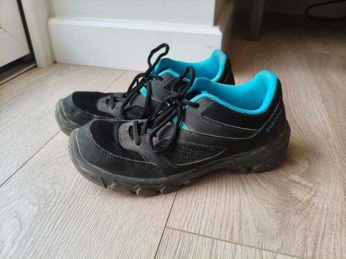 Quechua walking shoes - black and blue - size 38