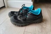 Quechua walking shoes - black and blue - size 38