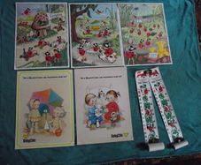 5 X Ladybird & Attwell Posters + 2 Growth Charts - 1970's