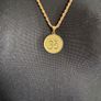 18k Solid Gold Rope chain and necklace Image 2