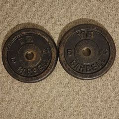weight plates 2x5Kg