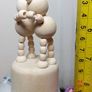 Wooden toy. Movable Puppet Figure. Duo Image 5