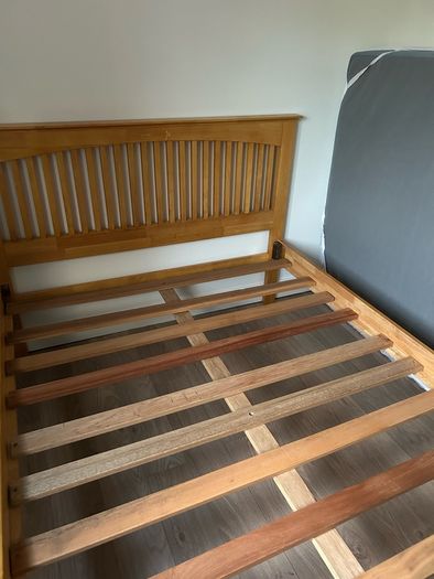 Solid Wood Bed Frame - Double
