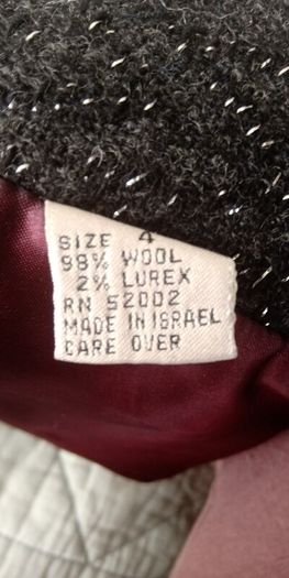 Vintage Liz Claiborne 98% wool blazer size UK 8/10