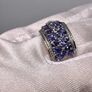 Sterling silver ring with Tanzanite Image 10