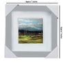 Poolbeg from Bull Island, Dublin, 4x4in framed print by artist Helen Mathews Image 3