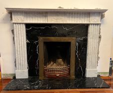 Marble fireplace