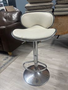 white stool