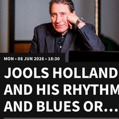 2 Tickets  For Jools Holland And His Rhythm And Blues