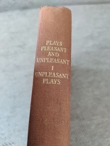 George Bernard Shaw Plays Pleasant and Unpleasant hardback circa 1940's in good used condition with some signs of wear on the cover see photos FREE STANDARD POSTAGE INCLUDED