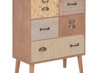 main image for ad Sideboard with 5 Drawers Brown 60x30x78 cm MDF