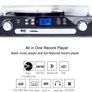 FREE EXPRESS SHIPPING Vinyl Record Player, Bluetooth Turntable with Stereo Speakers, Turntable for Vinyl to MP3 with Cassette Play, AM/FM Radio, Remote Control, USB/SD Encoding, 3.5mm Music Output Image 5