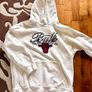 NBA Chicago bulls cream cotton hoodie xxl Image 2