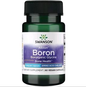 Swanson Boron from Albion Boroganic Glycine 60 caps testosterone up