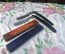 Rare James Barber and Carlton Cut Throat Razors