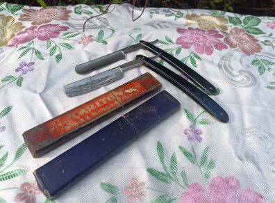 Rare James Barber and Carlton Cut Throat Razors