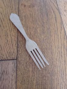 Wooden fork