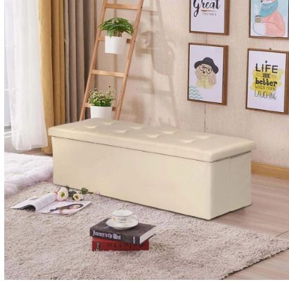 BRAND NEW Storage Benches Foldable Stool with Storage Space Home Sofa