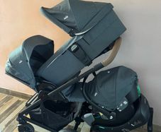 Joie Chrome DLX Trio 3-in-1 Travel System with i-Snug 2 i-Size R129 Car Seat Moonlight