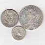 Maria Theresa Thaler , 83.3% Silver Coin, Restrike, &1964 Kennedy 90% silver coin & 1963 Quarter 90% silver coin ( No. 475) Image 2
