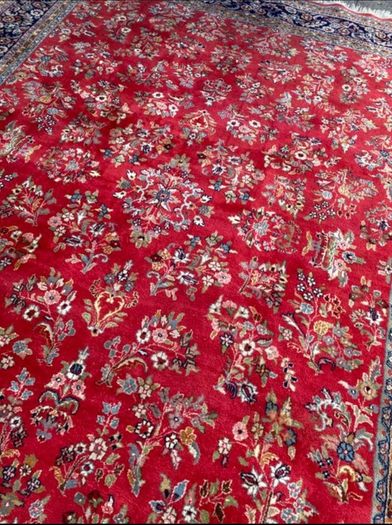 Really fabulous Hand Knotted Wool Sarough Rug 345 cm x 250 cm