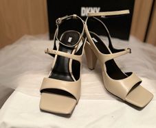 DKNY beige High heels . Brand new in box
