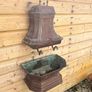 Antique French Copper Wall Water Fountain Image 5