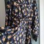 ZARA Floral Batwing Drop Waist Dress Sz XXL (Fit 12-16UK) Image 10