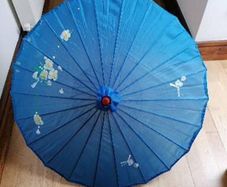 Vintage Rice Paper Umbrella