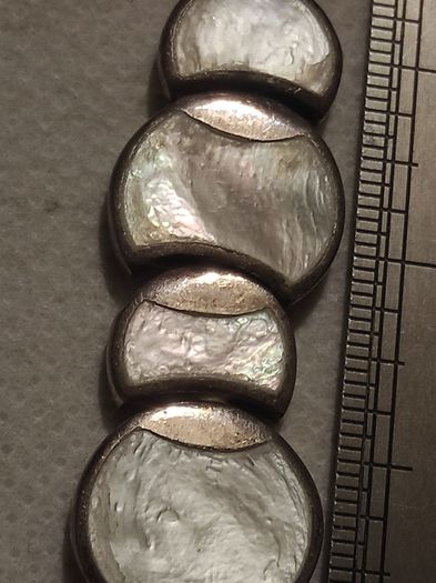 Sterling silver mother of pearl necklace