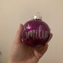 Personalised glitter bauble Image 3